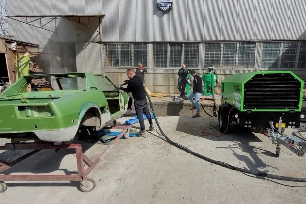 Használati oktatás - Dustless Blasting